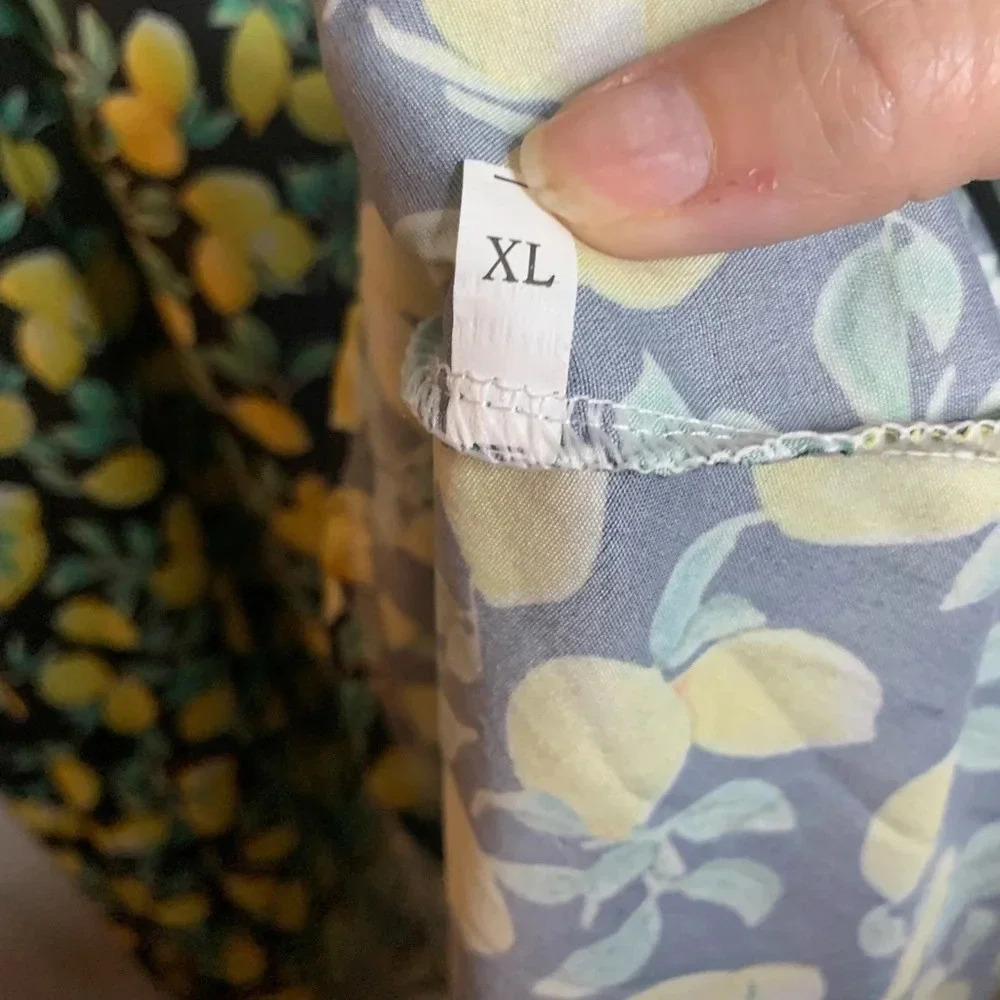 Faux Wrap High Low Lemon Dress - Picture 9 of 9